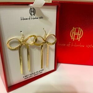 House of Harlow Bow Earrings